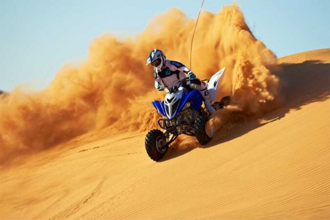 Quad Bike Desert Safari in the Morning