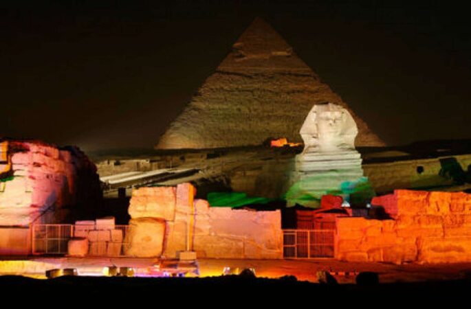 Sound and Light Show at the Pyramids