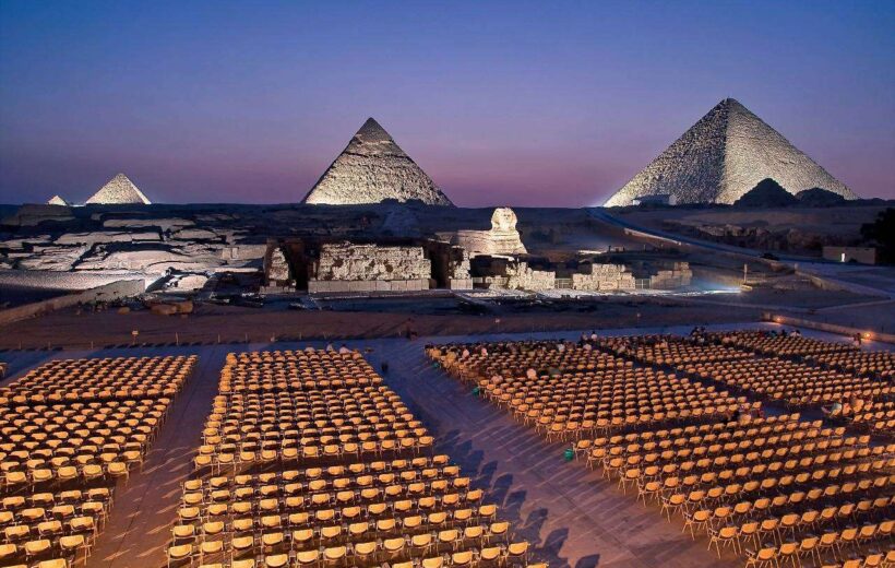 Sound and Light Show at the Pyramids