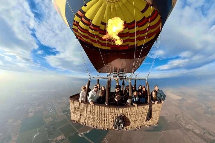 Sunrise Hot Air Balloon with Valley of Kings