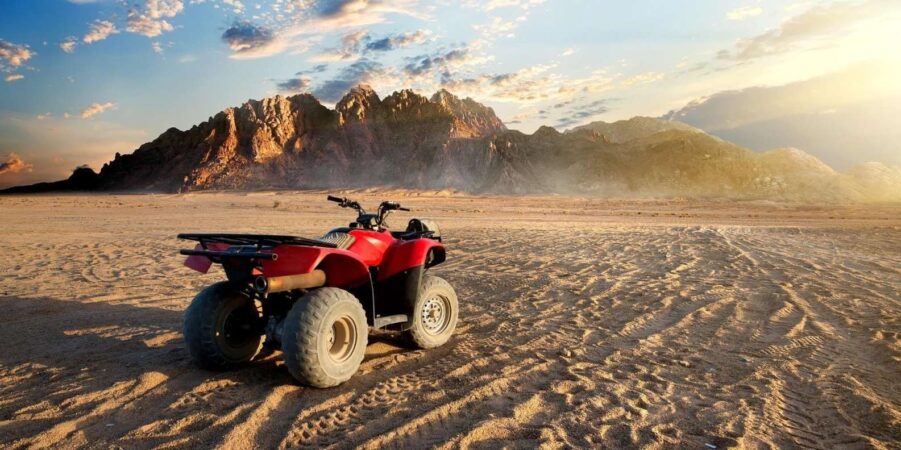 Quad Bike Desert Safari in the Morning