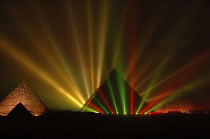 Sound and Light Show at the Pyramids