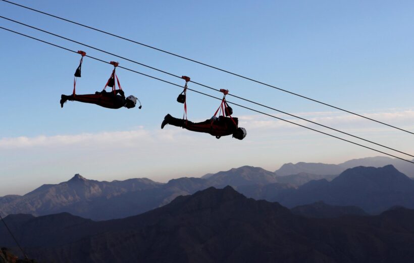 Jebel Jais Zipline From Dubai